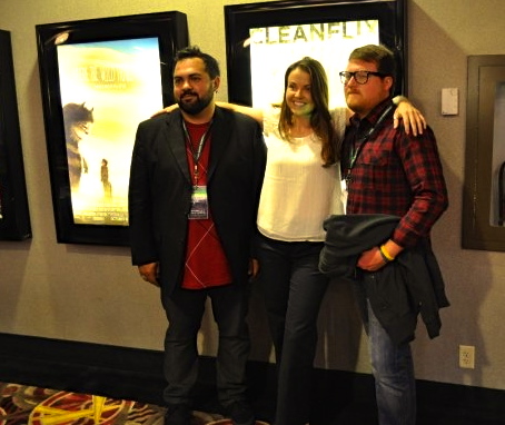 At Toronto International Film Festival with Co-Directors Josh Ligairi and Andrew James for the premiere of Cleanflix.