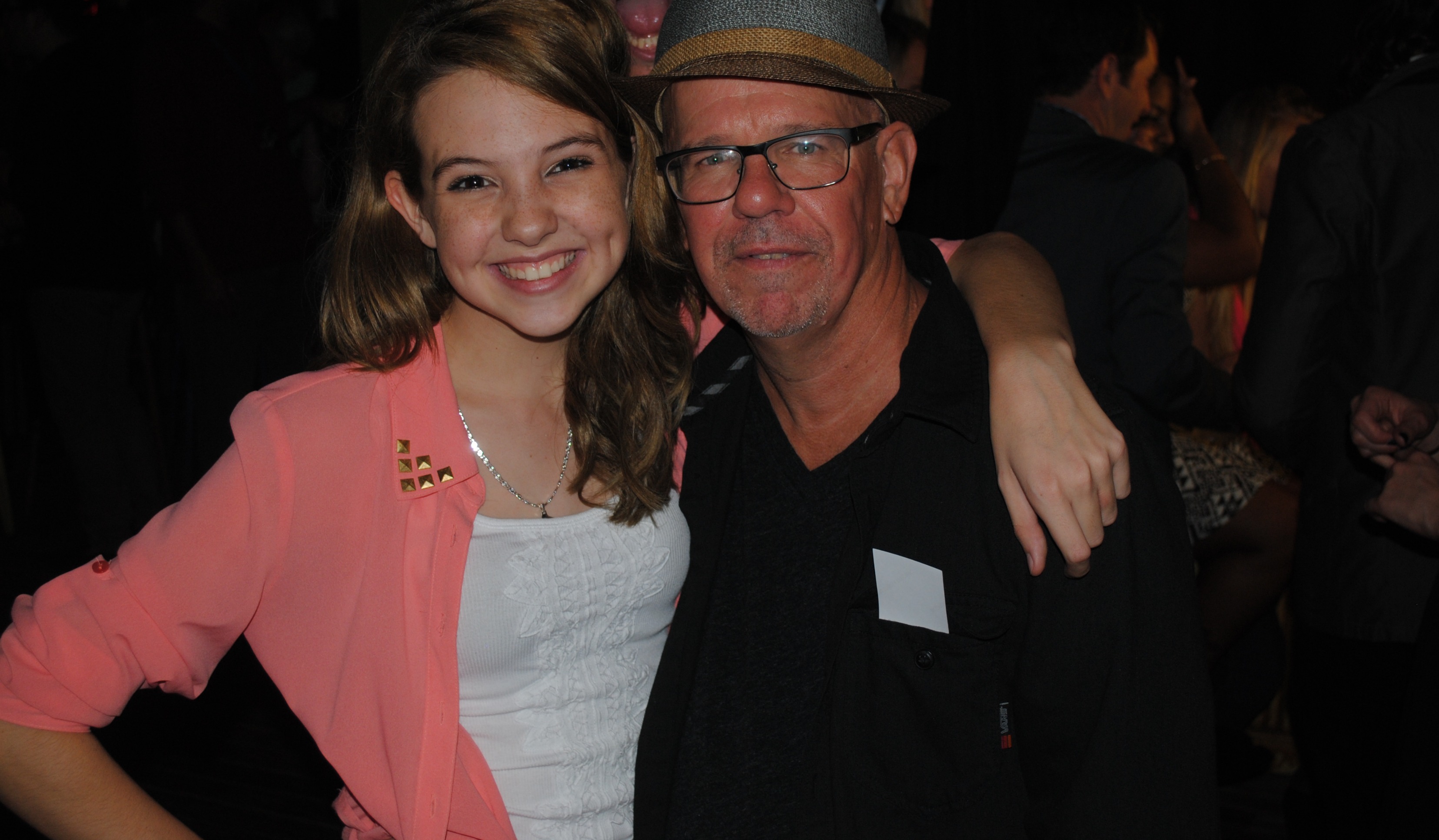 With Charles Martin Smith at the Dolphin Tale 2 Wrap Party in Clearwater, Florida.