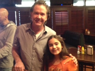 Desiree and Timothy Hutton on set of ABC TV Pilot American Crime