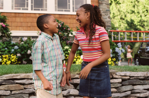 Still of Aleisha Allen and Philip Bolden in Are We Done Yet? (2007)