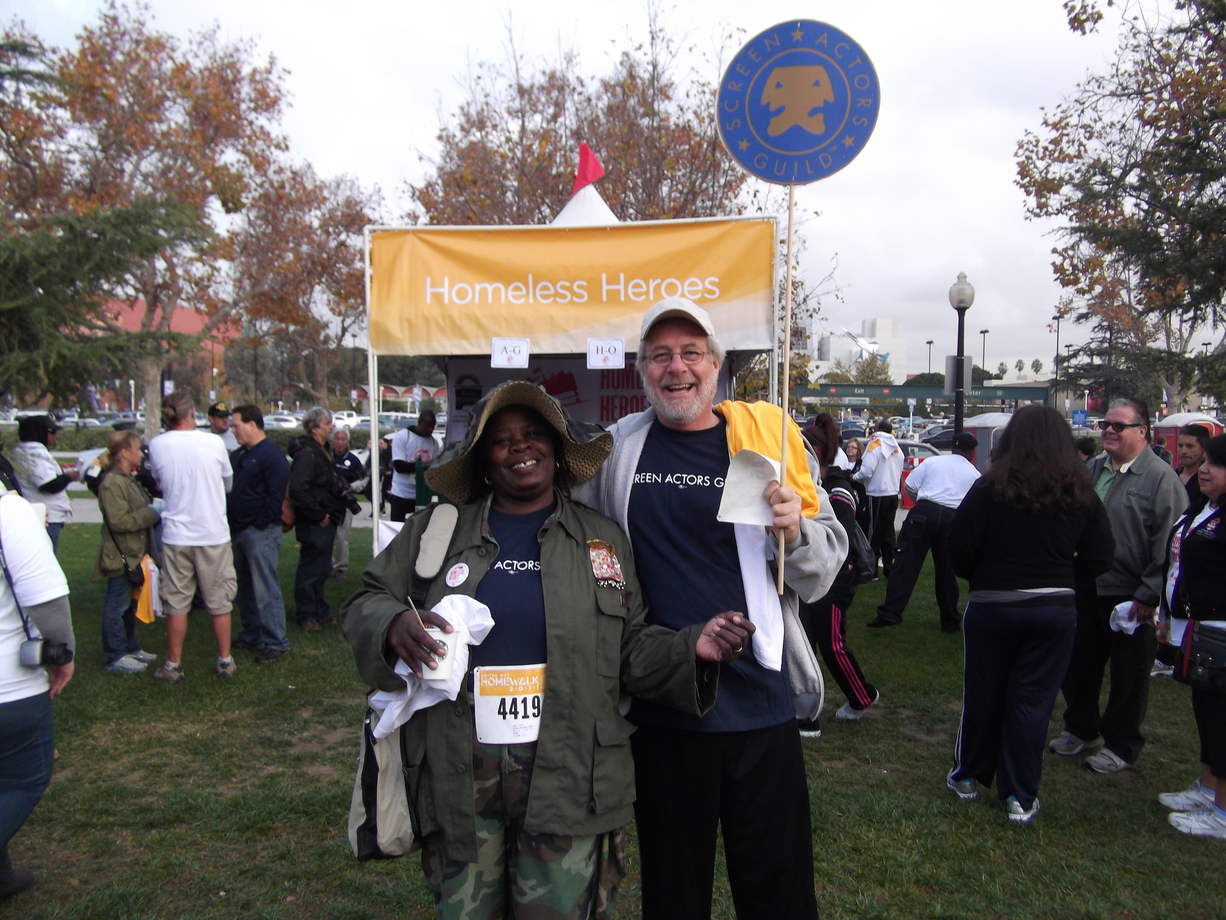 Bob Telford at Walk For Vets