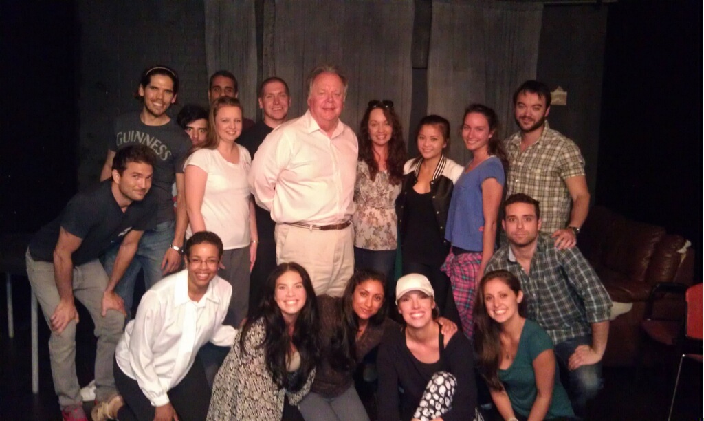 Dan speaking to the students at the Will Wallace Acting Company in Hollywood