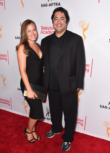 Brittaney Morrison with writer and director Rami Rivera Frankl at the SAG-AFTRA Dynamic and Diversity Emmy event.