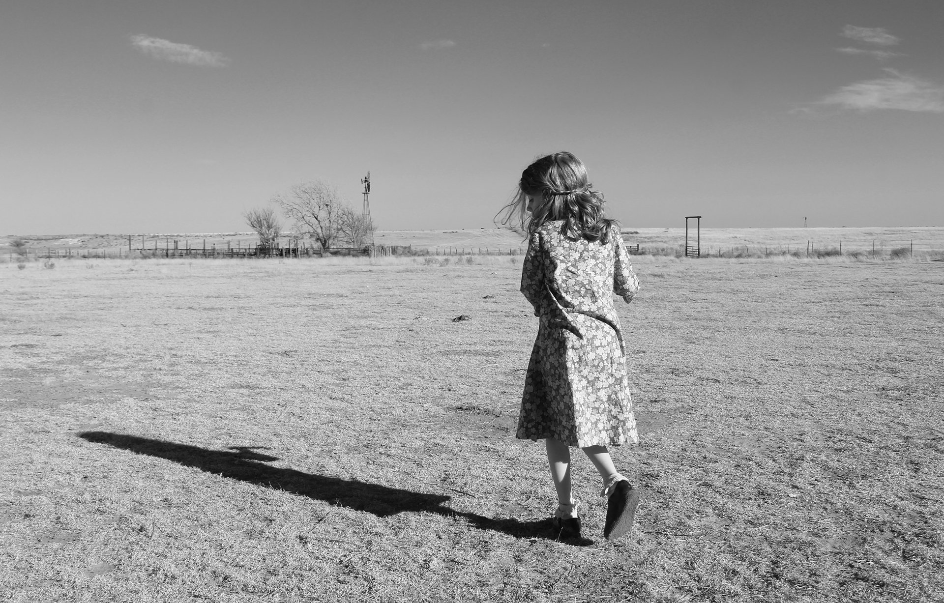 Liza, in the field.