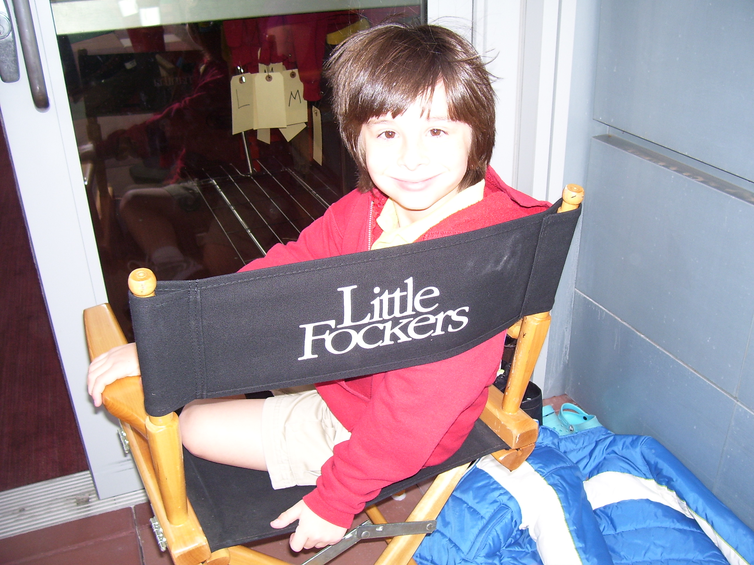 Robbie Tucker on set of Little Fockers 10/09