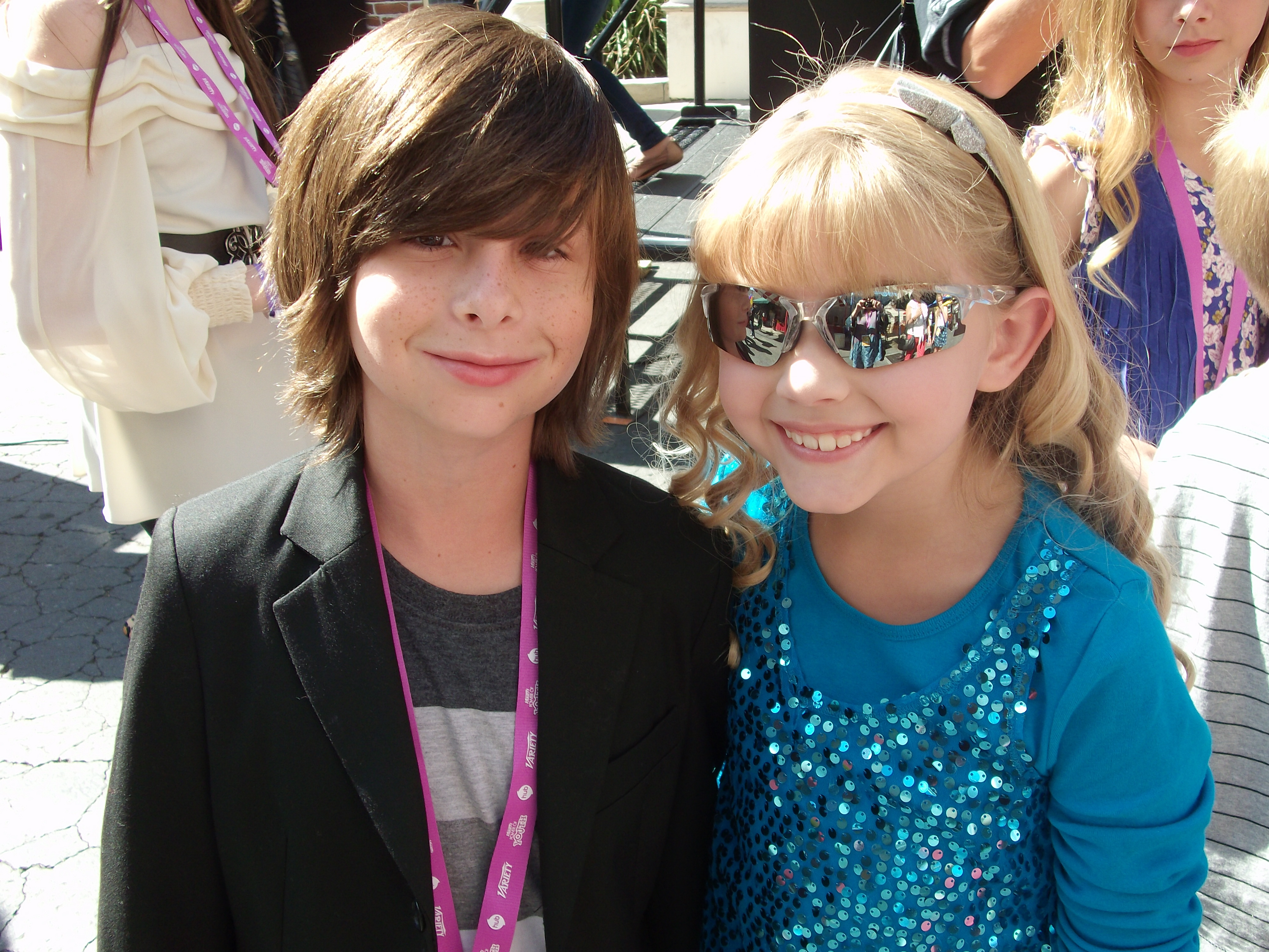 Robbie Tucker & Samantha Bailey (Both From CBS 'The Young & The Restless') attend The Power of Youth Event @ Paramount Studios 10/2011