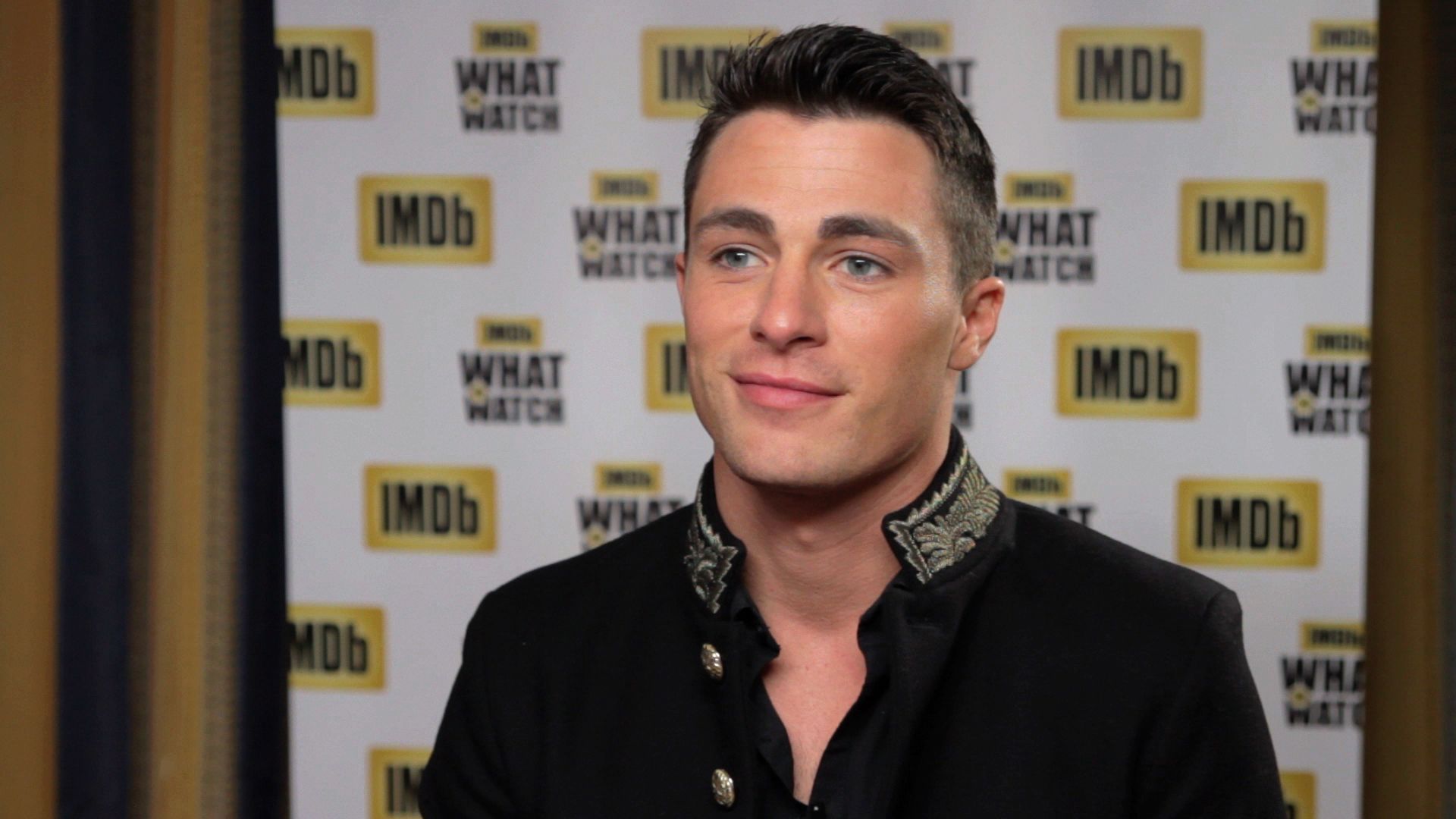 Still of Colton Haynes in IMDb: What to Watch (2013)