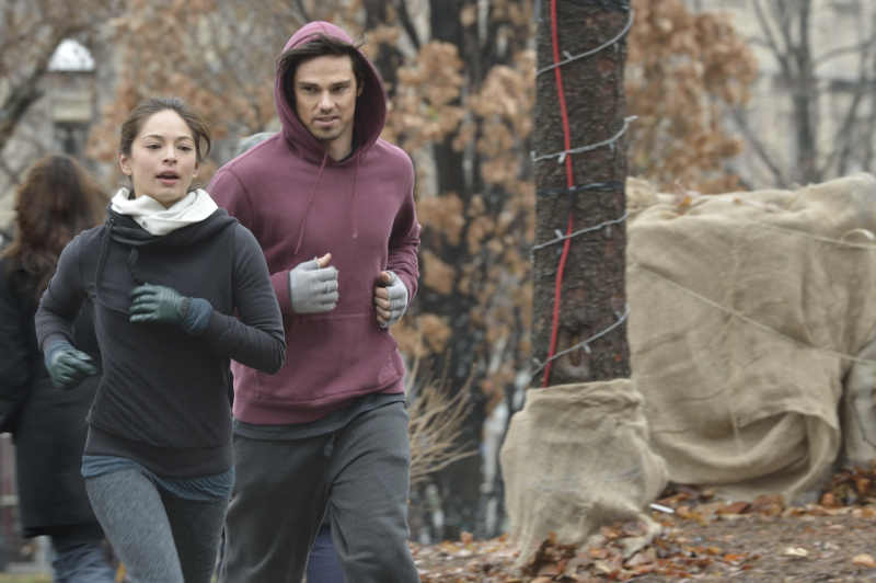 Still of Ben Mark Holdzberg, Kristin Kreuk and Jay Ryan in Beauty and the Beast (2012)