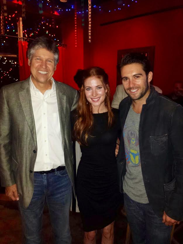 Dave Alan Johnson, Emmy Argo, and Cory M Grant at the premiere of Coffee Shop