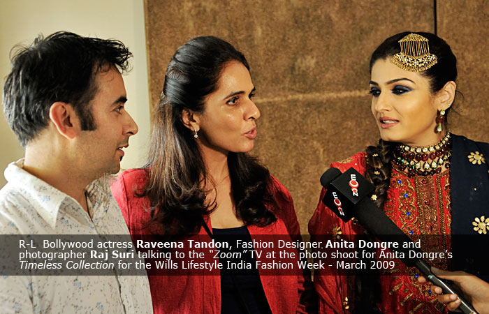 Talking to media - Bollywood Fashion Shoot, Mumbai, India