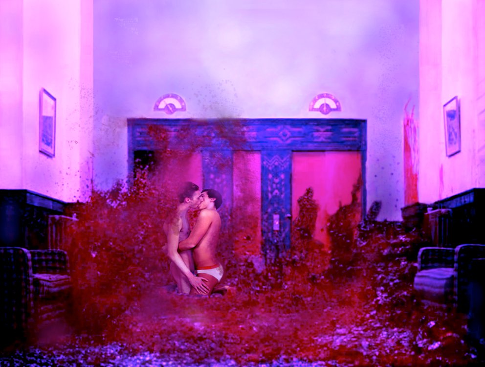 Kiss at The Shining Digital Painting, March 2013