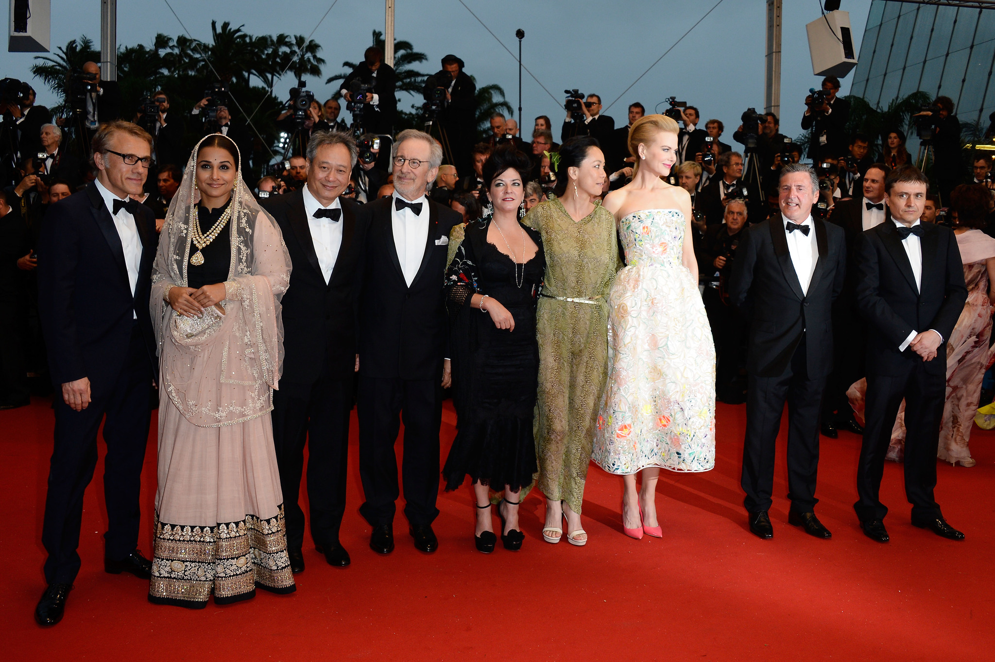 Nicole Kidman, Steven Spielberg, Ang Lee, Naomi Kawase, Cristian Mungiu, Lynne Ramsay, Christoph Waltz and Vidya Balan at event of Didysis Getsbis (2013)