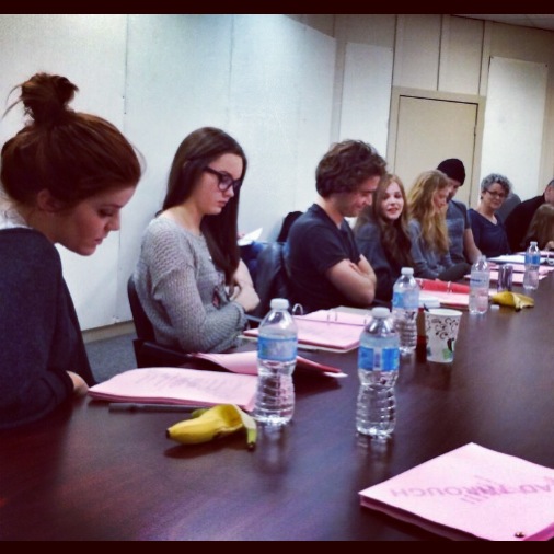 If I Stay read-through with Liana Liberato, Jamie Blackley, Chloe Grace Moretz, Mirelles Enos, Joshua Leonard, Jakob Davies, RJ Cutler directing, and more.