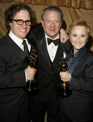 Melissa Etheridge, Al Gore and Davis Guggenheim