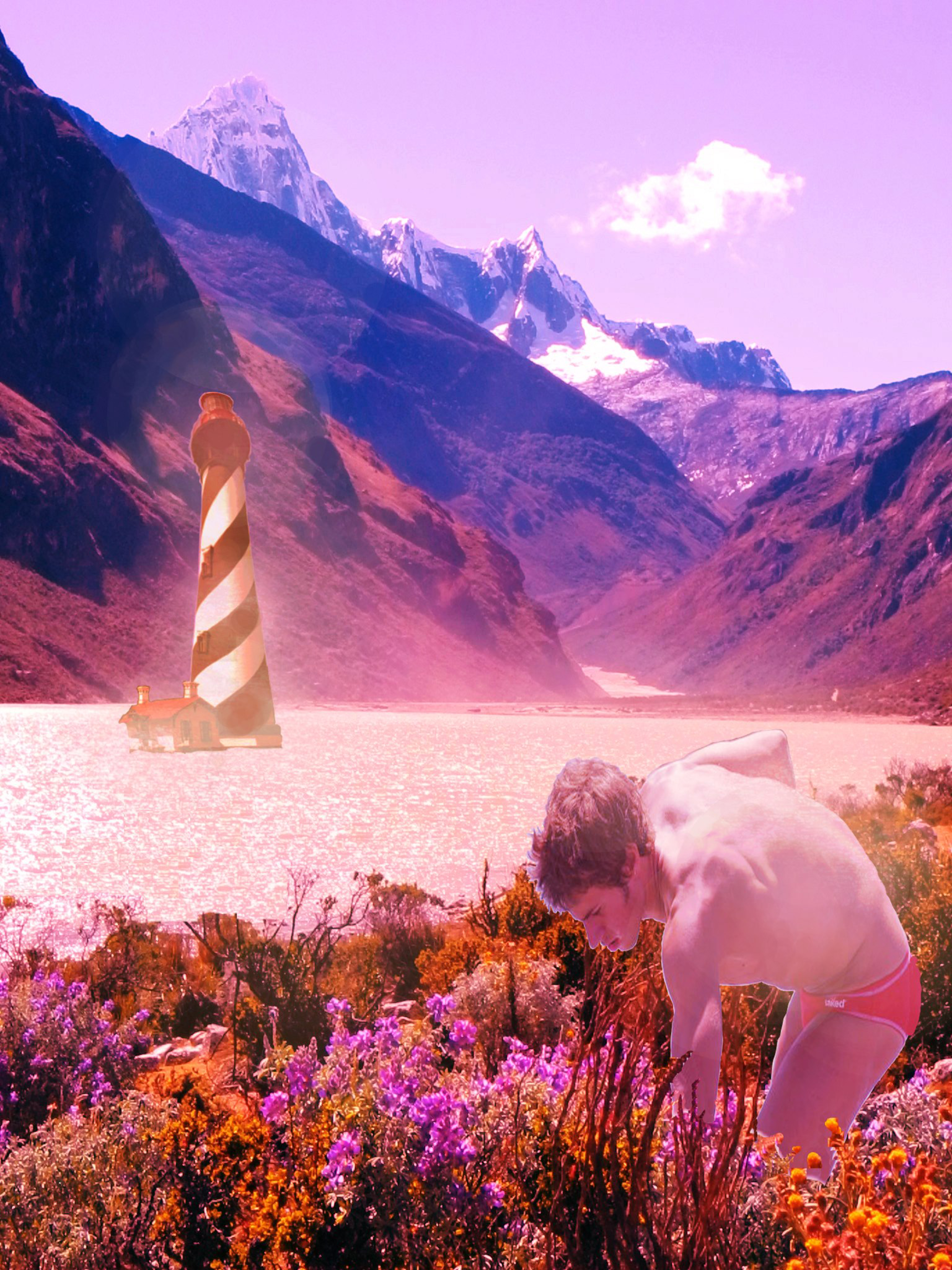 Peruvian Lighthouse, Digital Painting, July 2013