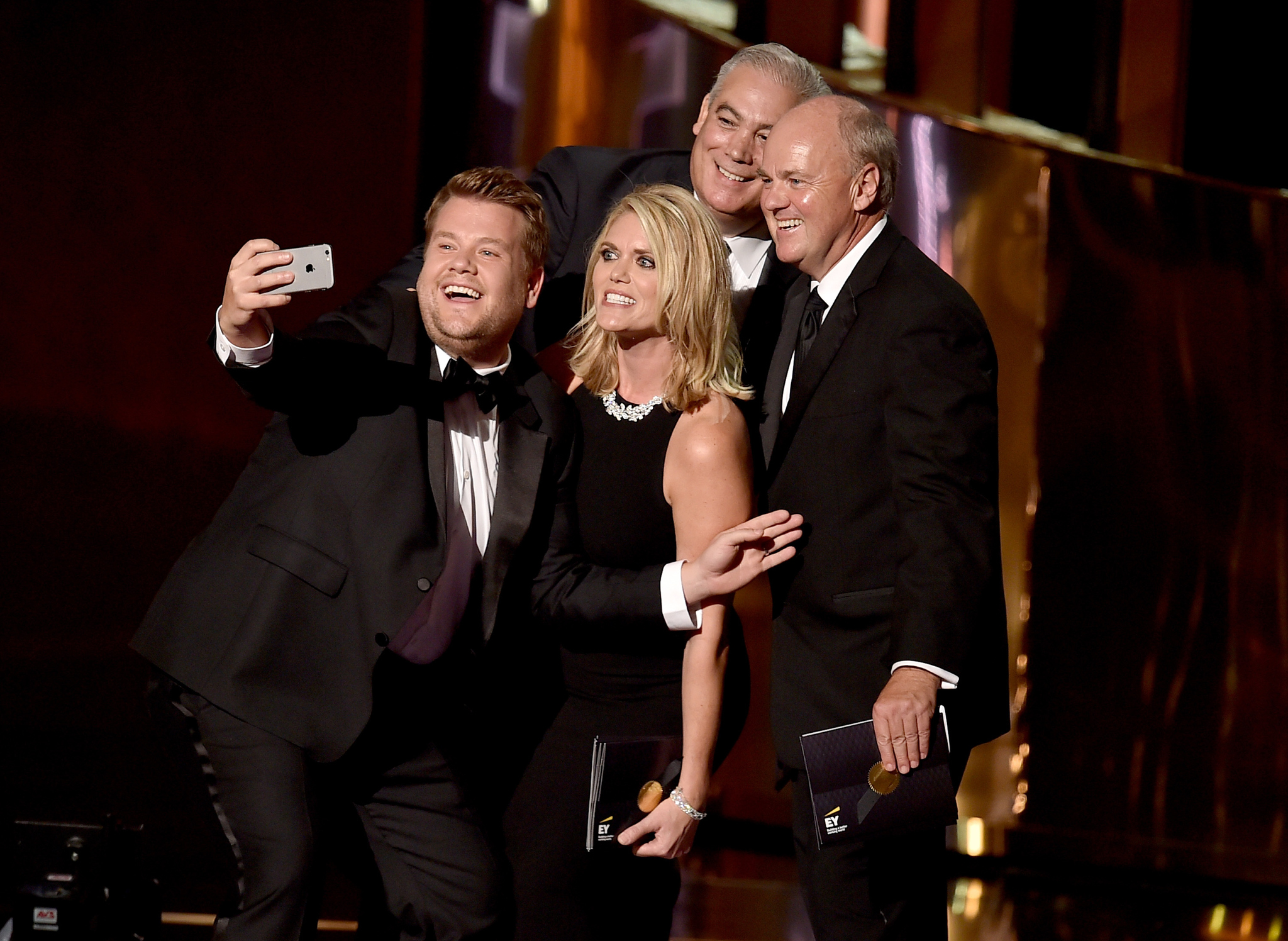 James Corden at event of The 67th Primetime Emmy Awards (2015)
