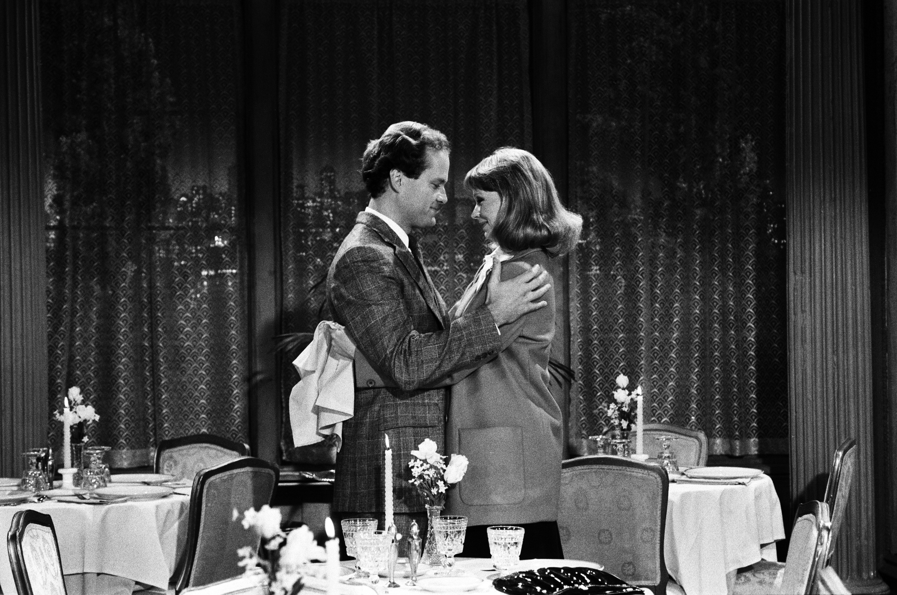 Still of Kelsey Grammer and Shelley Long in Cheers (1982)