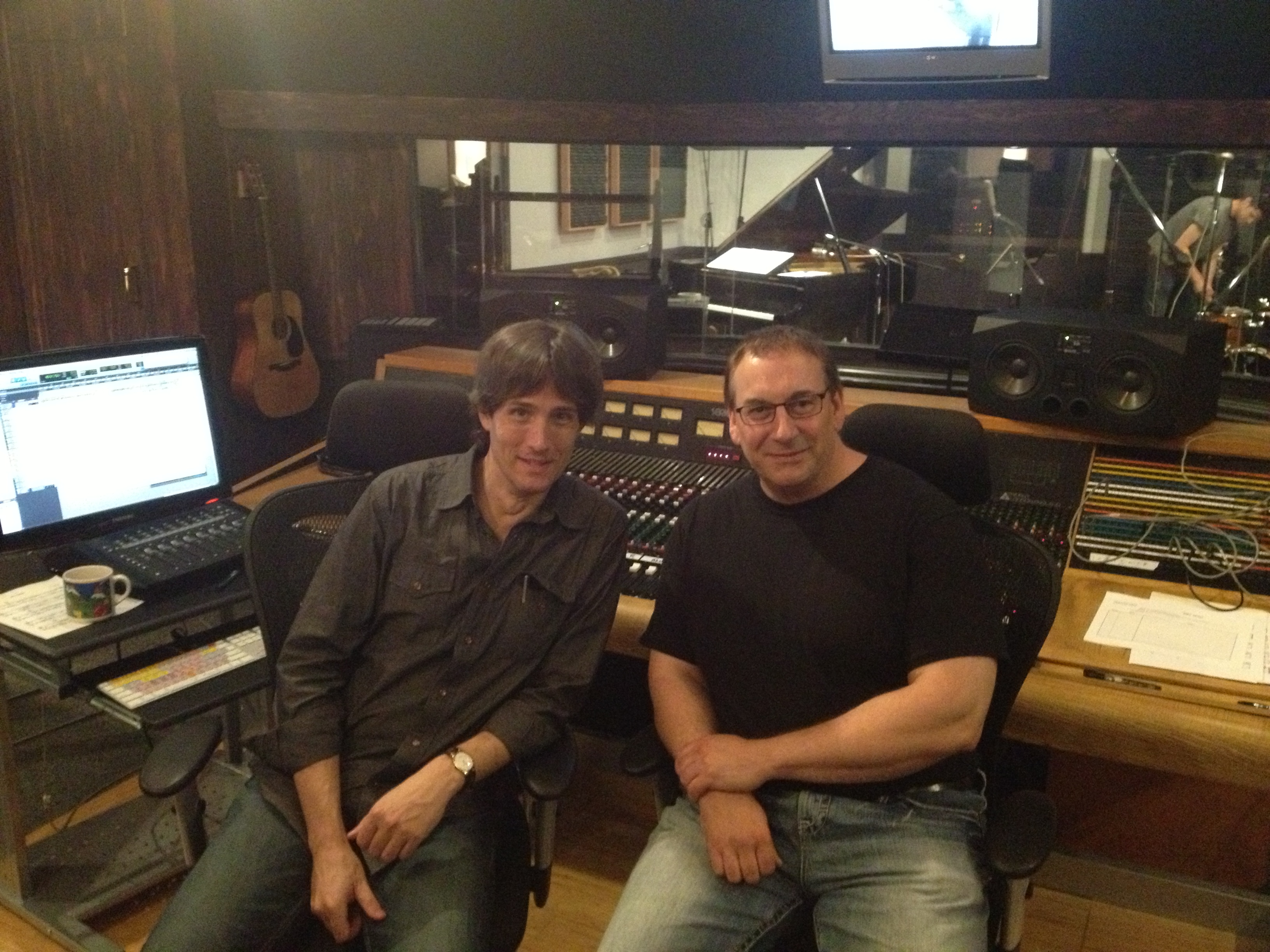 Recording Session (2013) with Tim Starnes , music editor