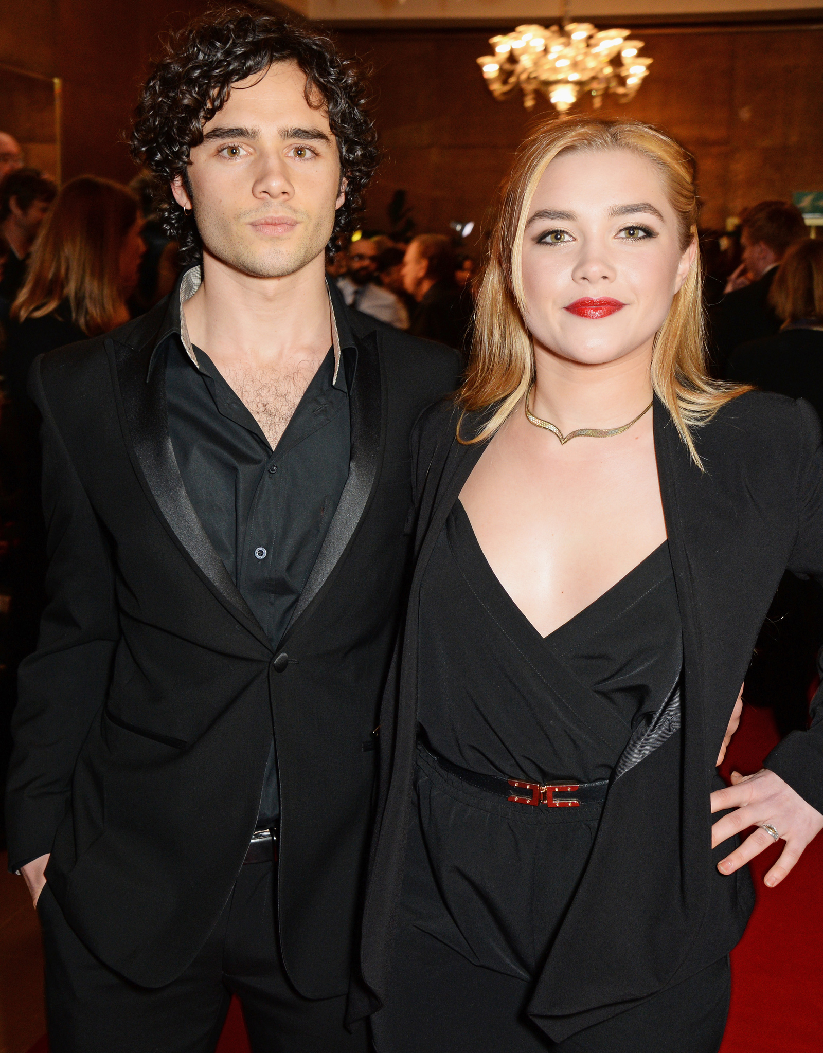 Toby Sebastian and Florence Pugh