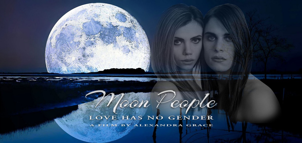 MOON PEOPLE (2015) Poster featuring ALEXANDRA GACE and HARRY HAINS