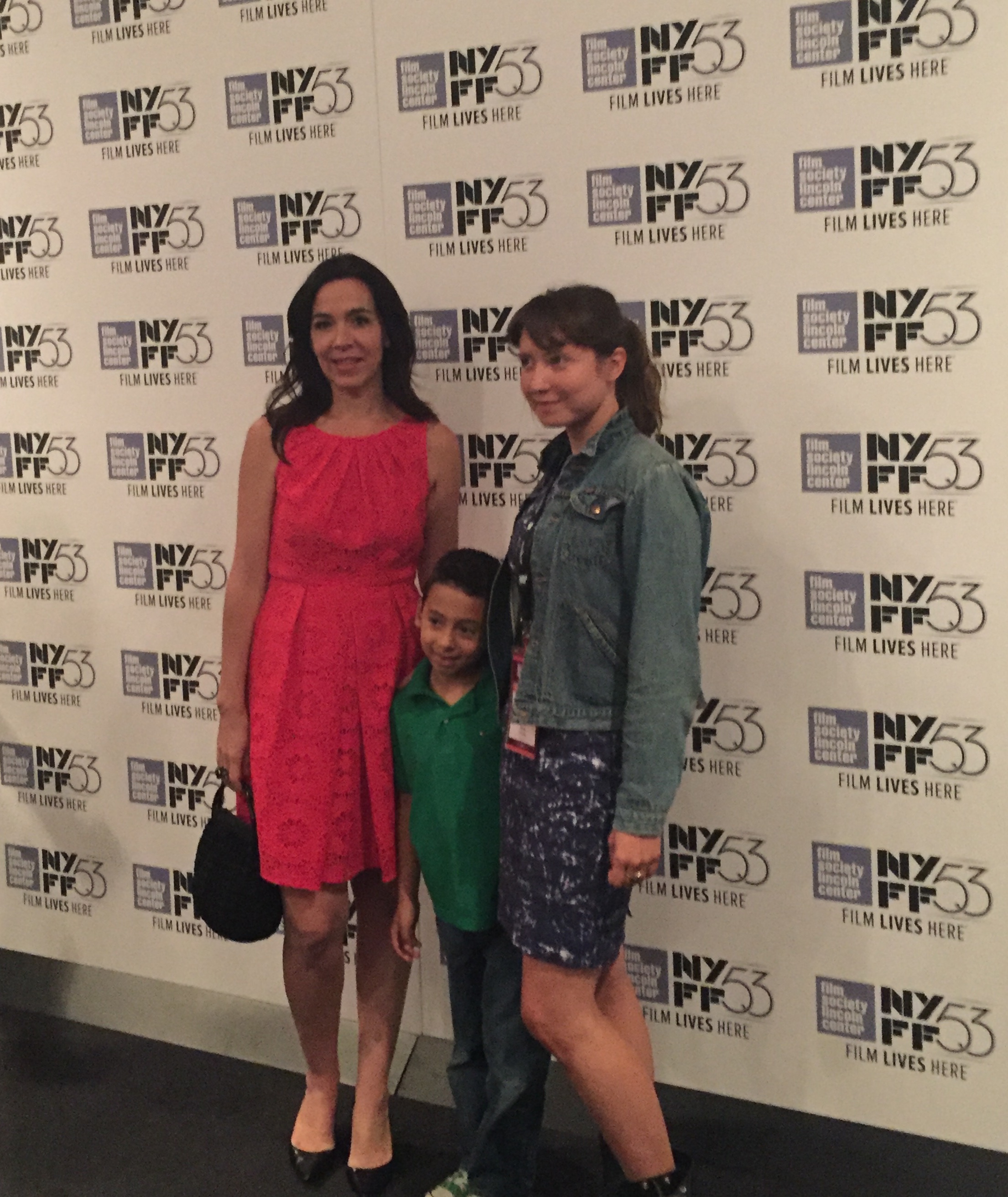 Finnerty Steeves & Julian Antonio de Leon with Director Sonya Goddy at the NYFF premiere of SUNDAE.