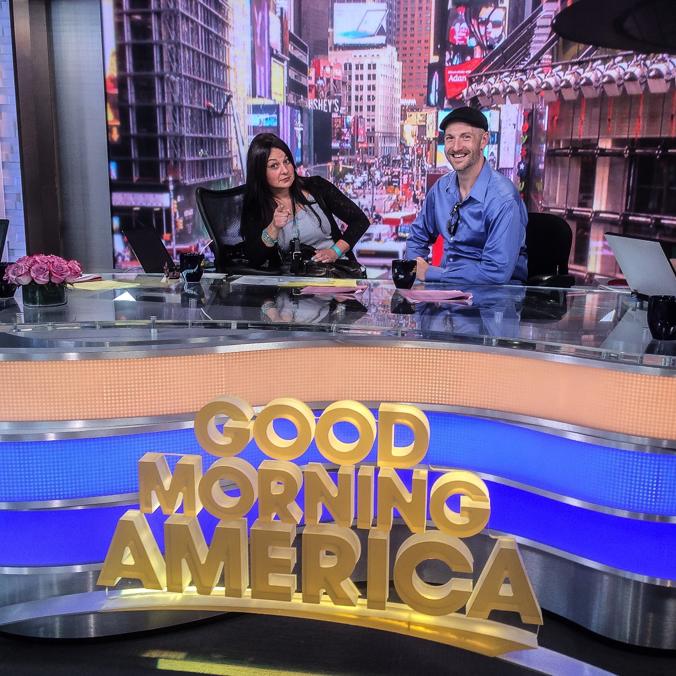 Taking over GMA this morning!