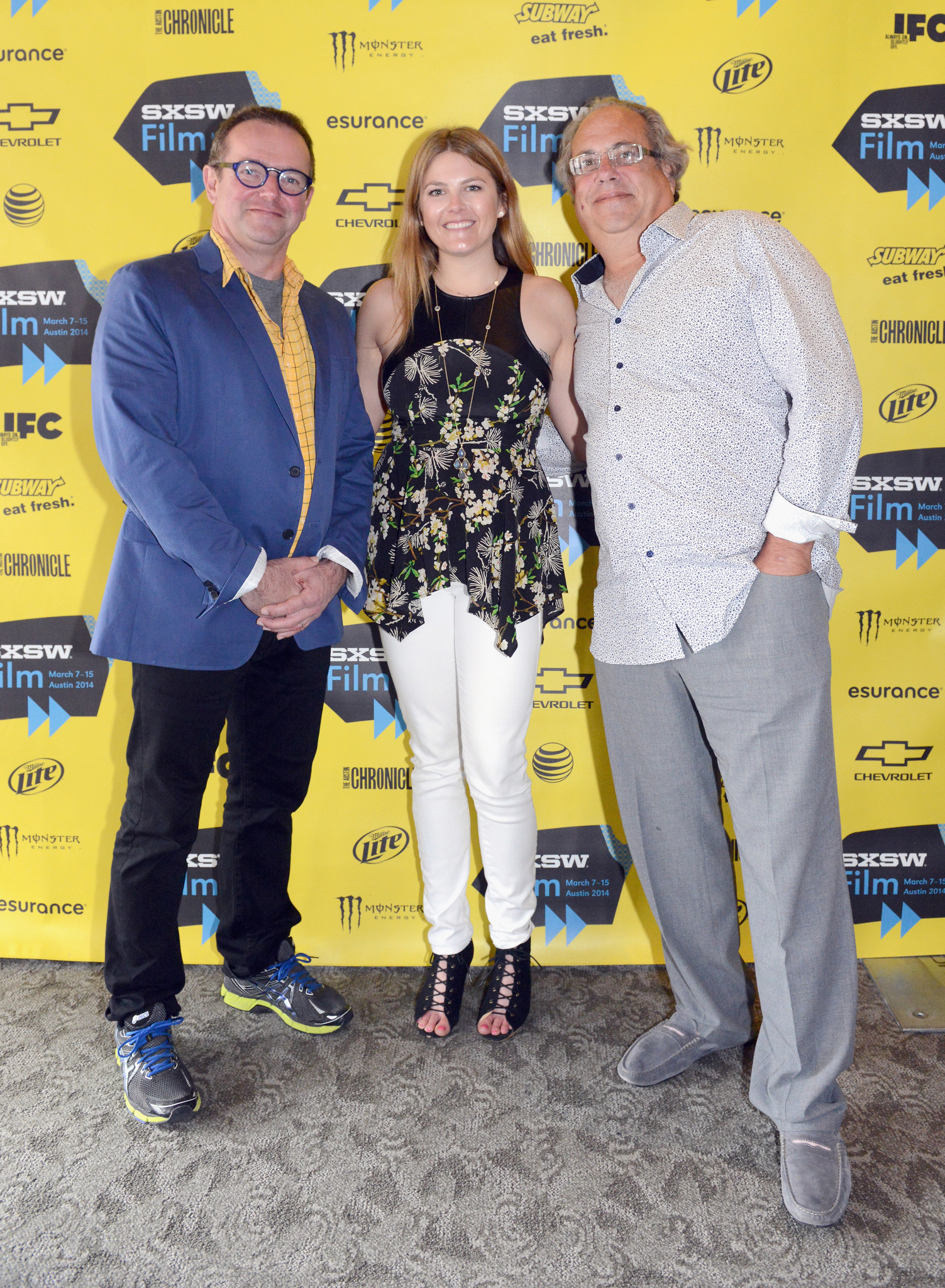 Richard Sands, David B. Marshall and Ashley Sands at event of Beginning with the End (2014)