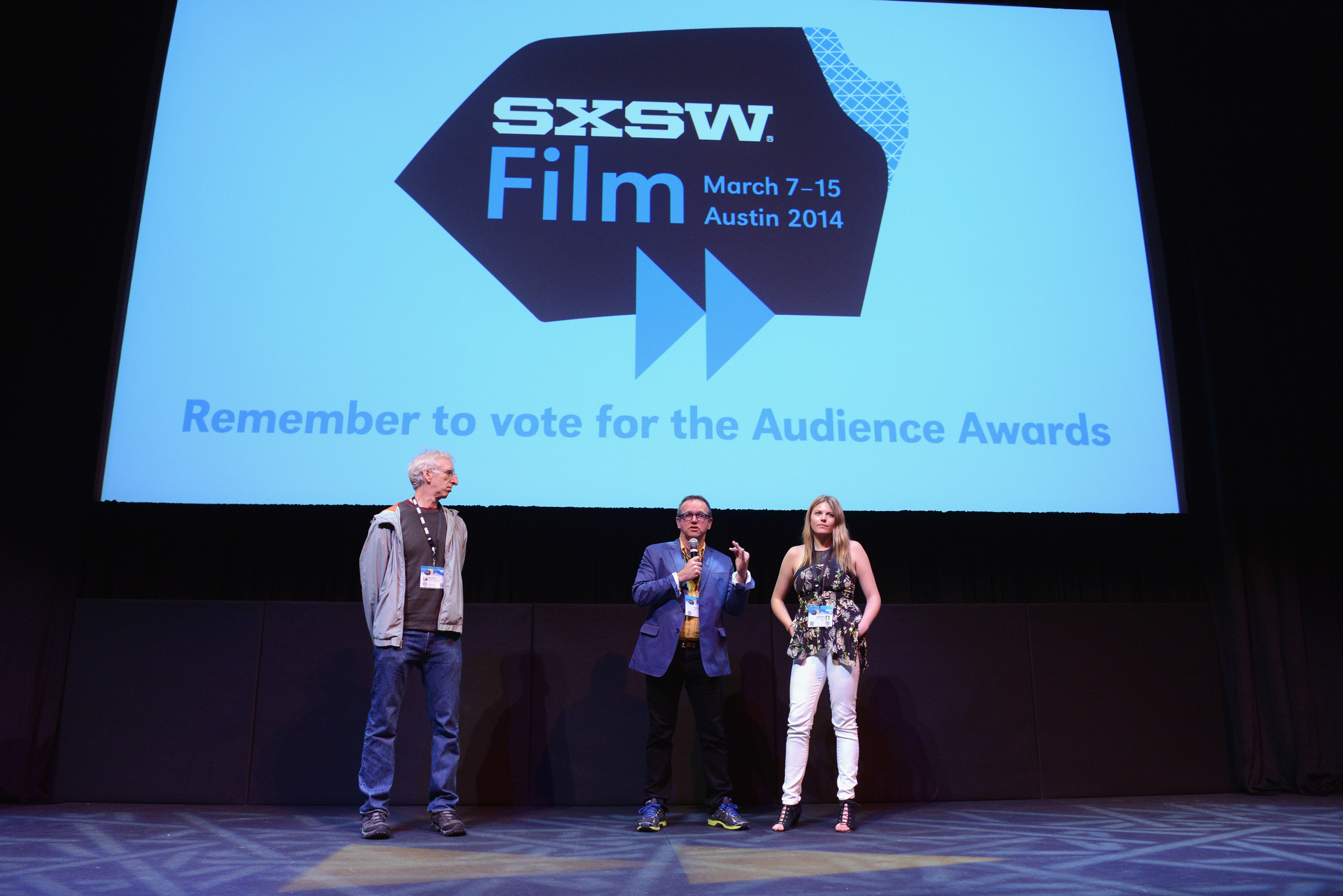 David B. Marshall and Ashley Sands at event of Beginning with the End (2014)