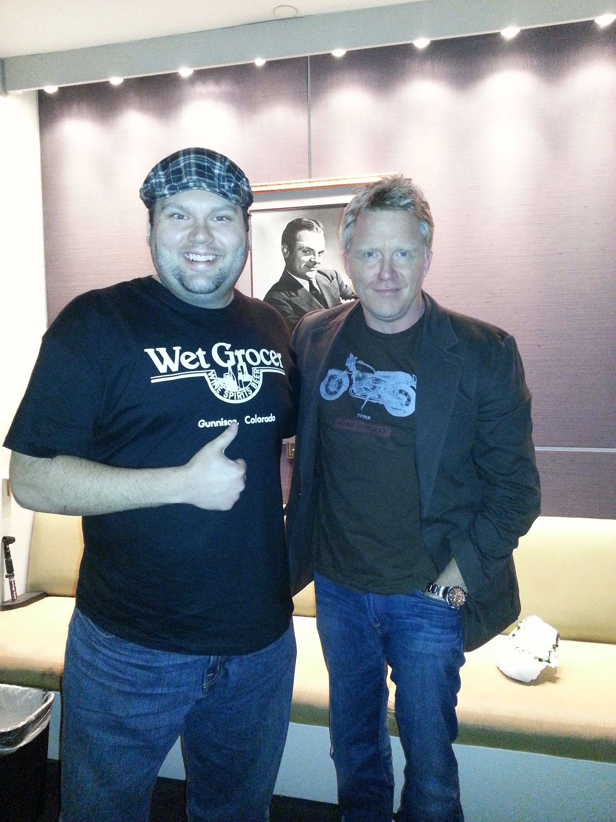 Working with my buddy Anthony Michael Hall.