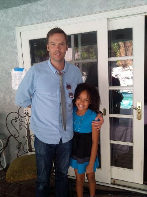 Brooklyn-Bella with actor Barry Watson Set Dad on Search Engines directed by Russell Brown