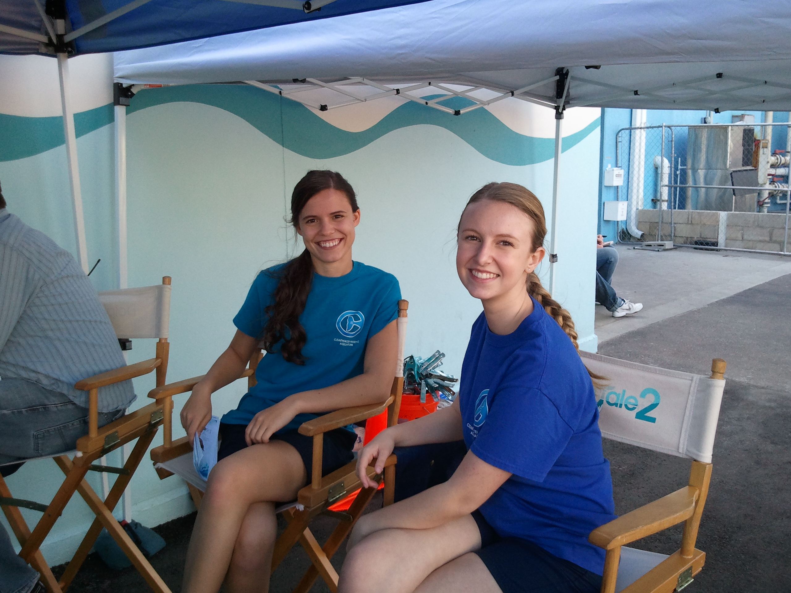 On set for Dolphin Tale 2