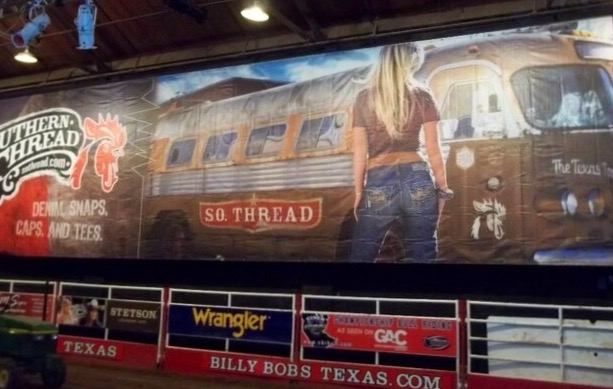 Billy Bobs-Rodeo Arena Billboard Fort Worth, Texas
