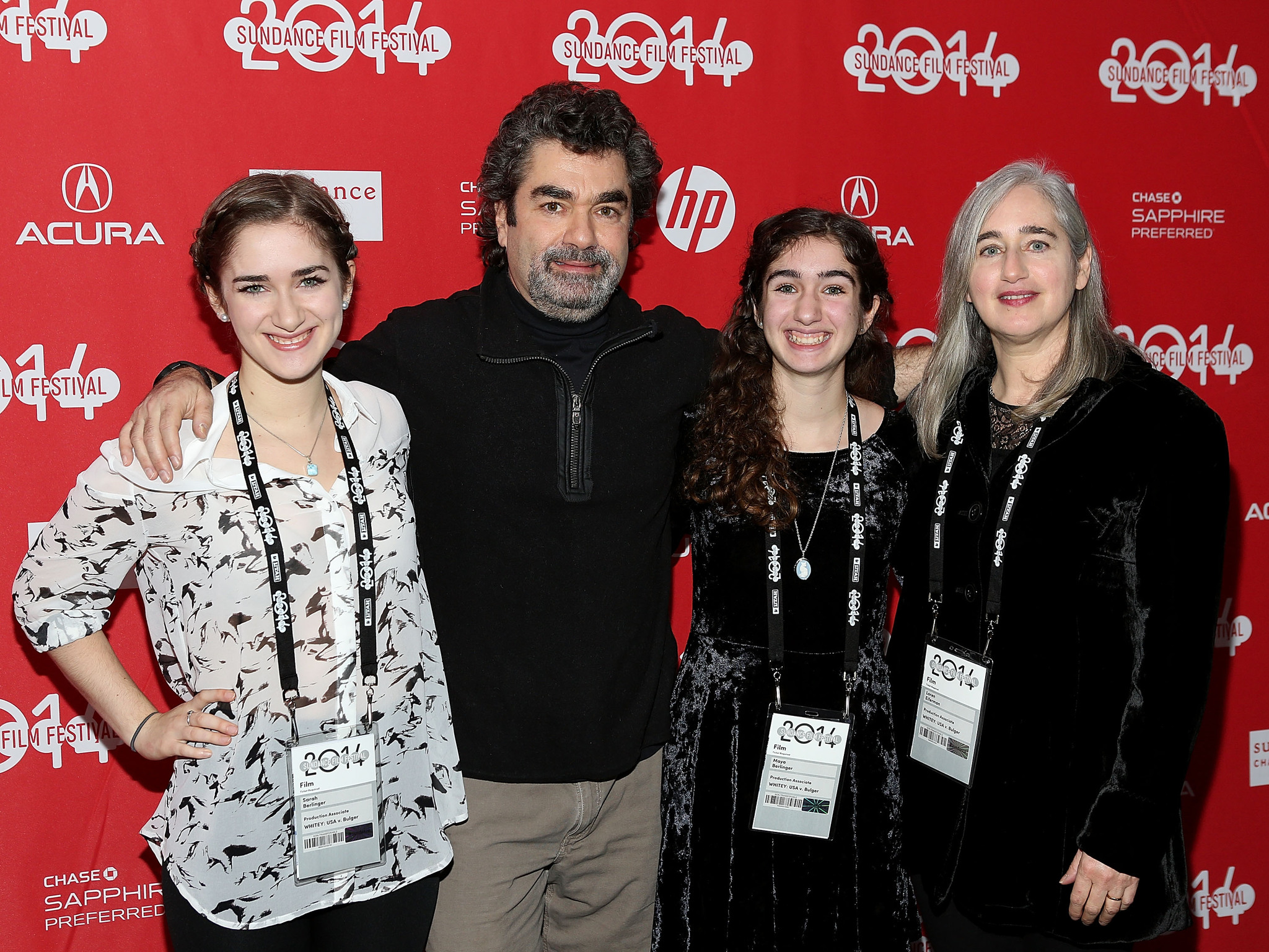 Joe Berlinger, Loren Eiferman, Sarah Berlinger and Maya Berlinger at event of Whitey: United States of America v. James J. Bulger (2014)