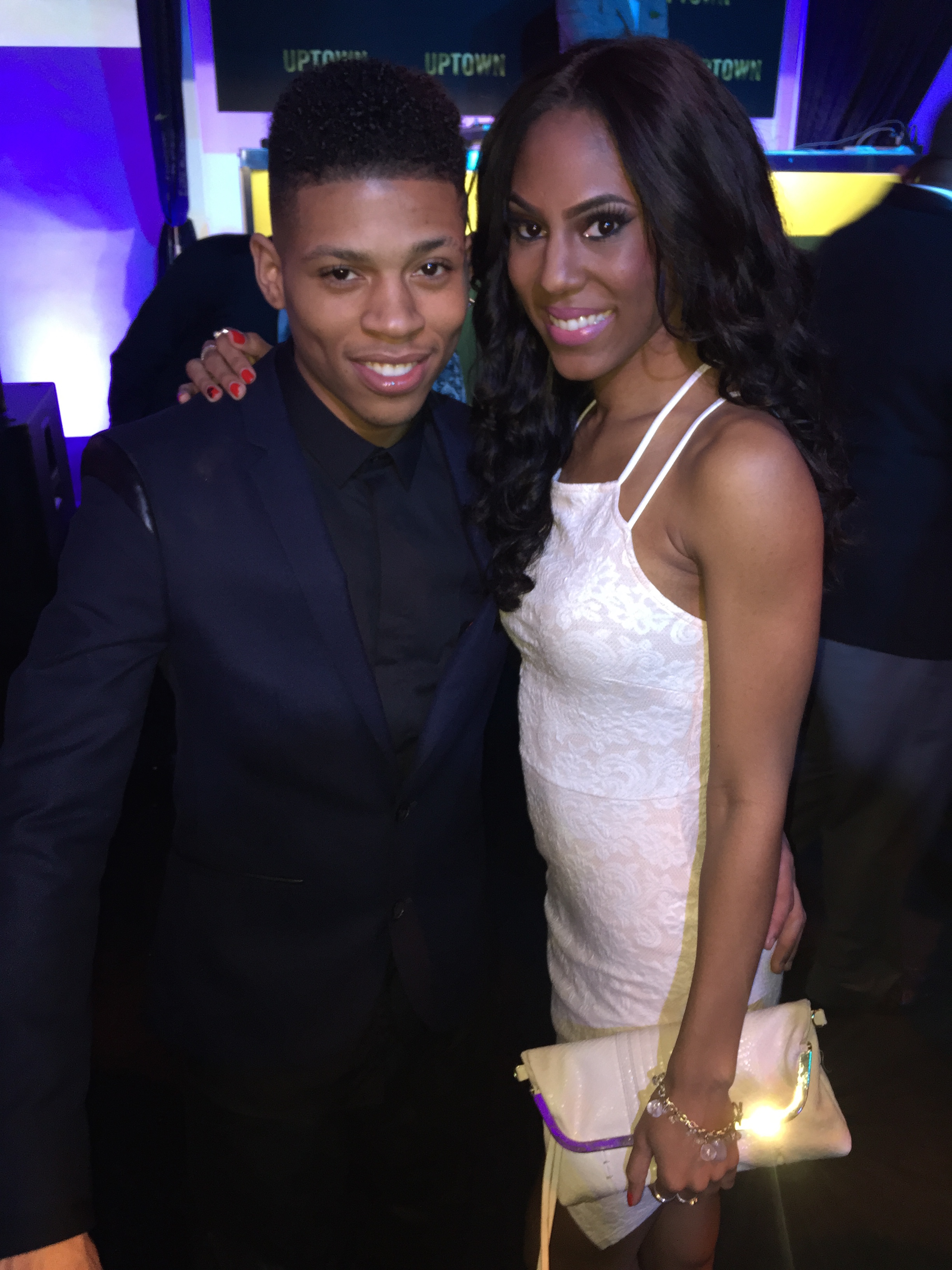 Brittney Q. Hill and Bryshere Gray