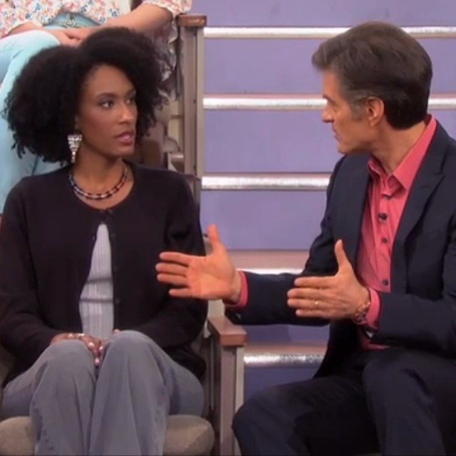 Marisol Correa & Dr. Mehmet Oz on The Dr.Oz Show.