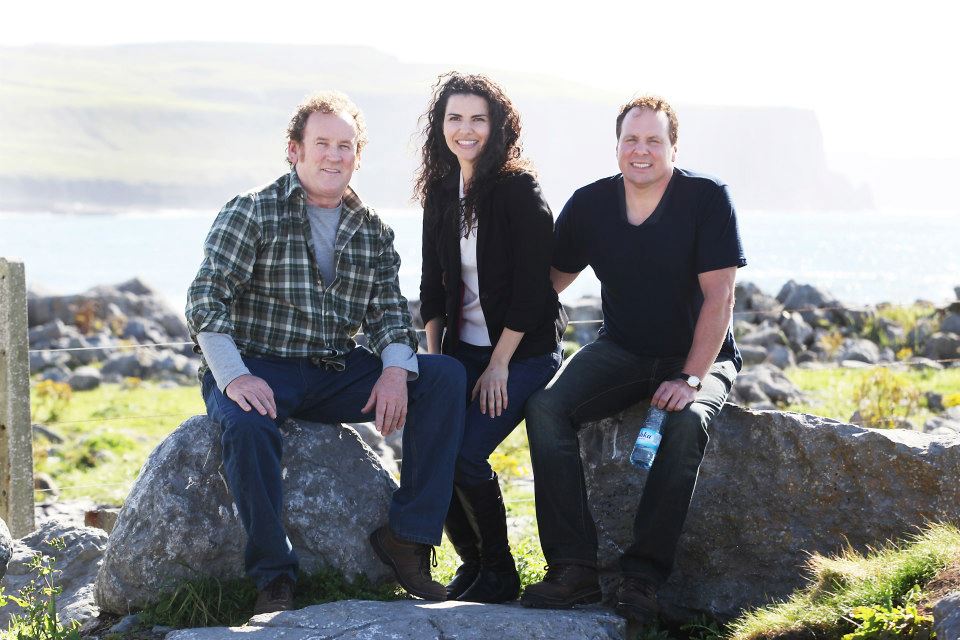 Colm Meaney, Sean Lackey and me on set of 