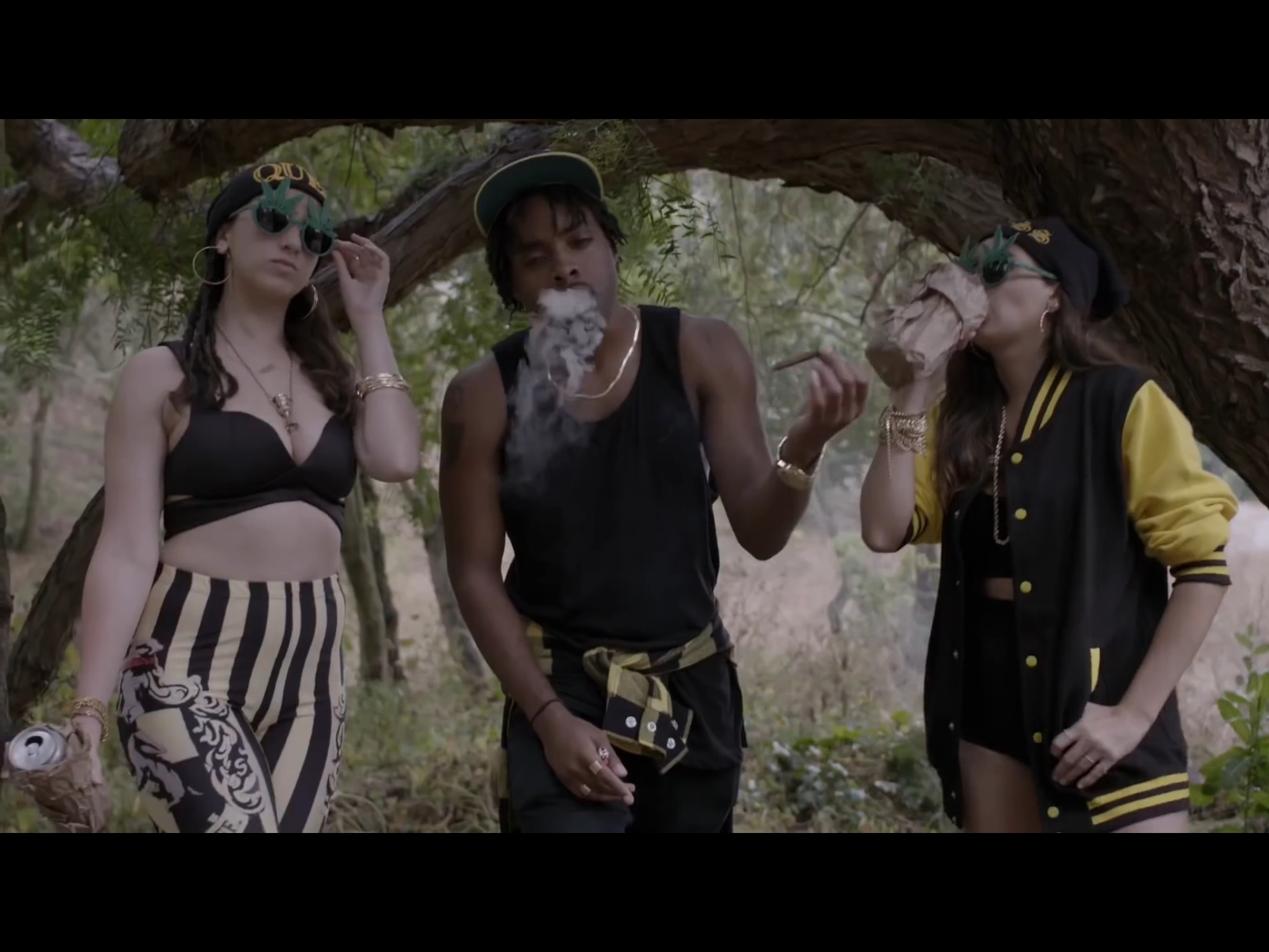 Still of Tre Hall, Michelle Siouty and Monica Siouty in Hufflepuff: A Harry Potter Rap Parody (2015)