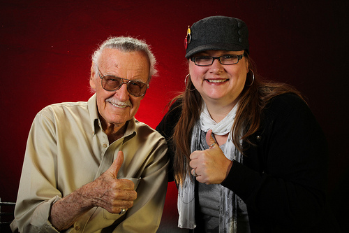 Stan Lee and Sheila English 2010