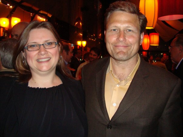 Best selling author David Baldacci and Sheila English