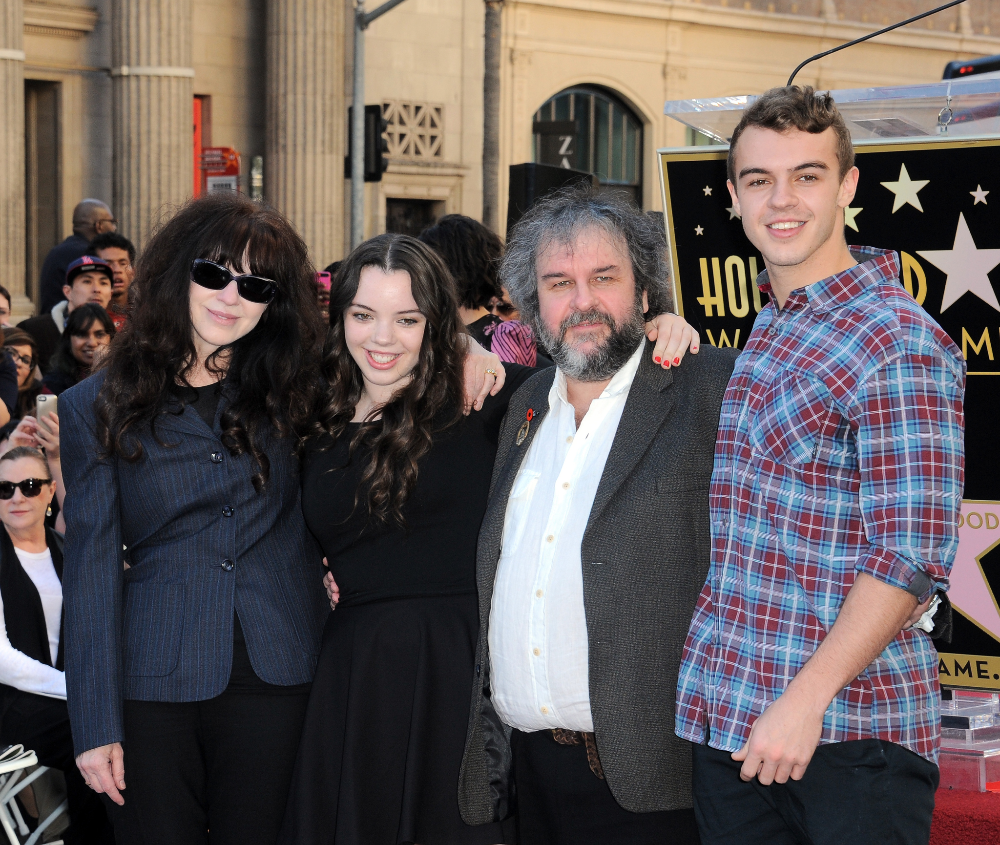 Peter Jackson, Billy Jackson, Fran Walsh and Katie Jackson