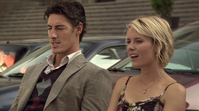 Eric Balfour and Tanya Clarke in Rise of the Gargoyles (2009)