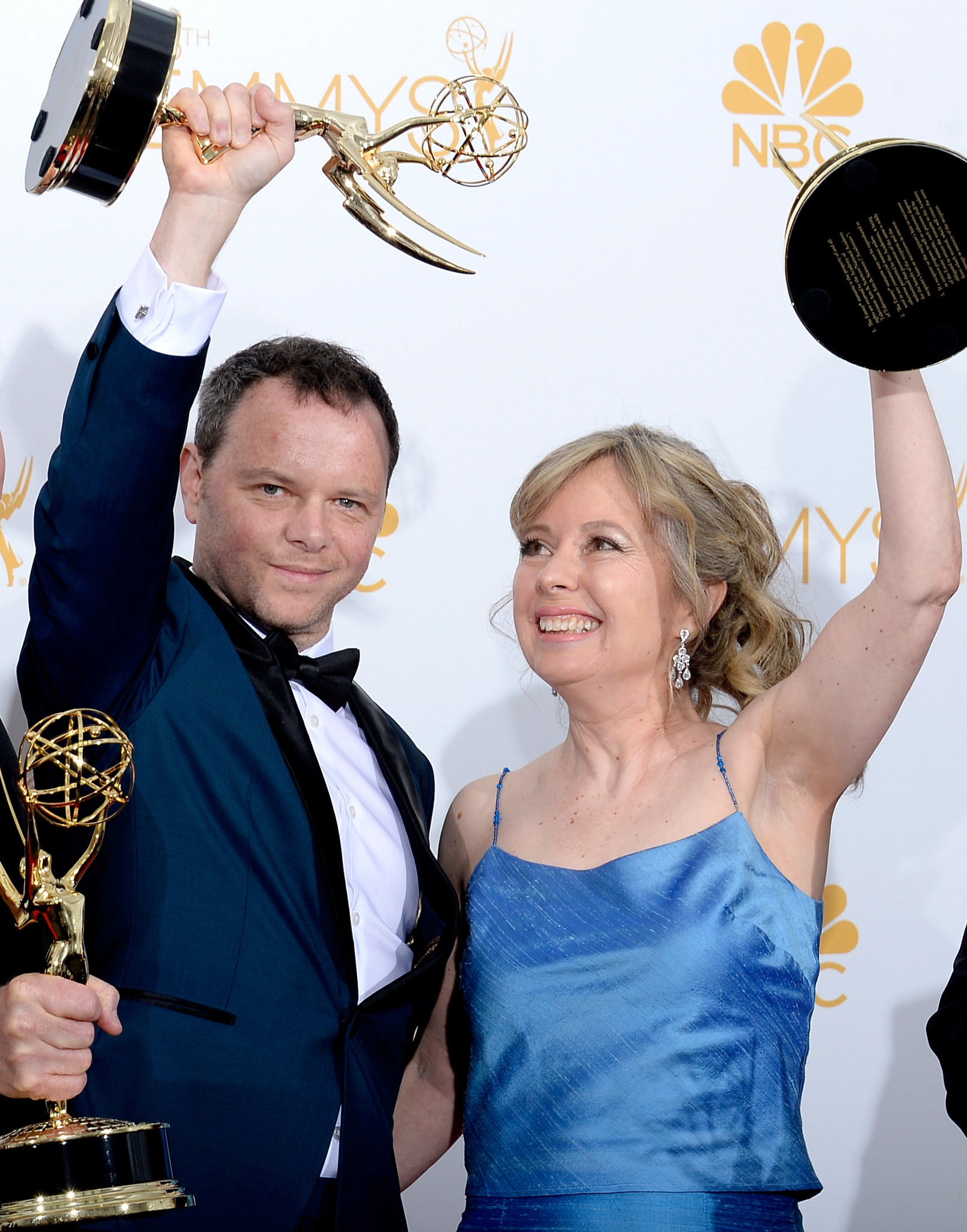 Kim Todd and Noah Hawley at event of The 66th Primetime Emmy Awards (2014)