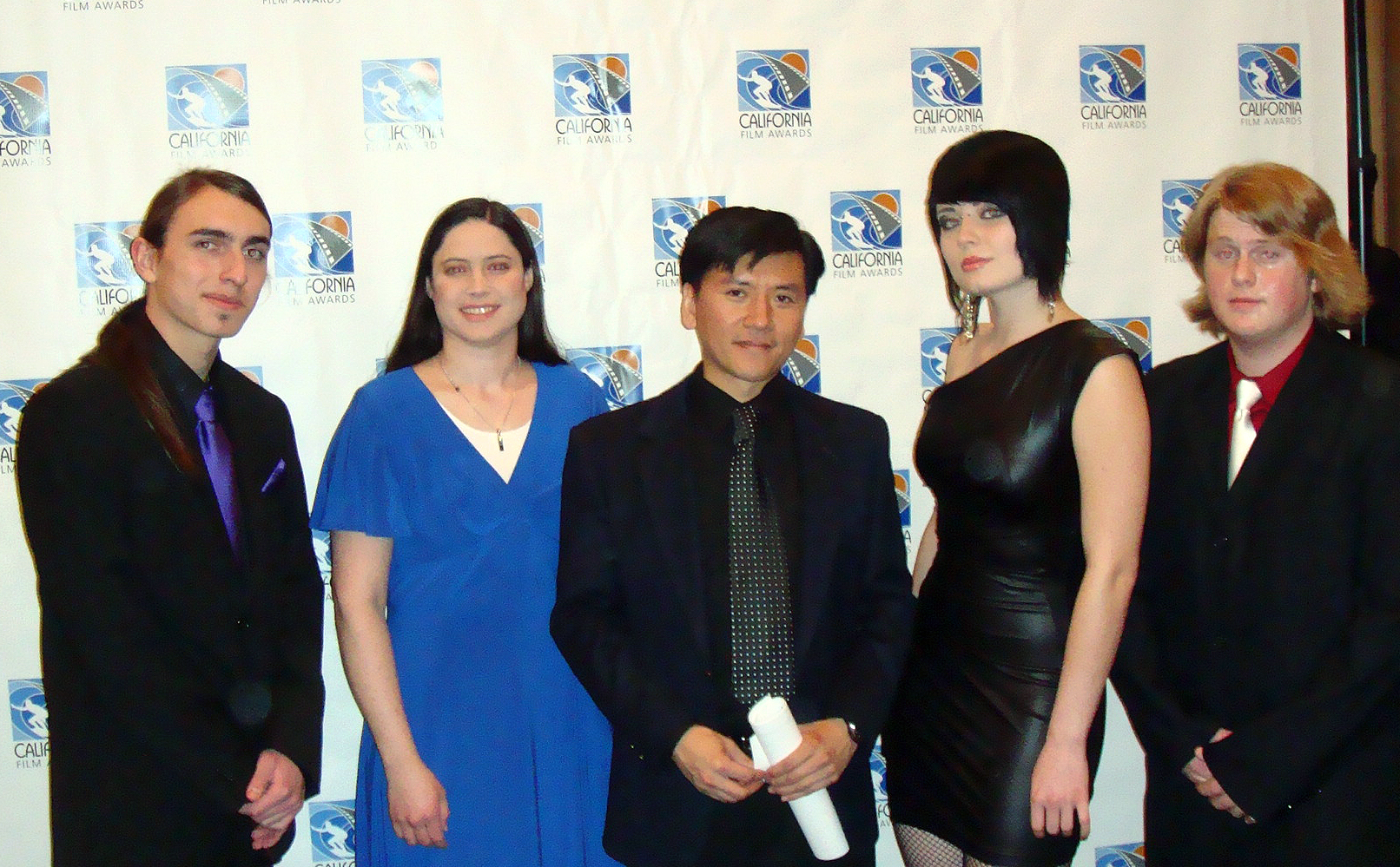 Cal Nguyen at the 2011 California Film Awards in San Diego, CA, pre-ceremony photo for his Diamond Award win in Television Productions for 
