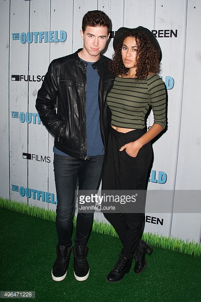 With Alex Reininga at The Outfield movie premier.