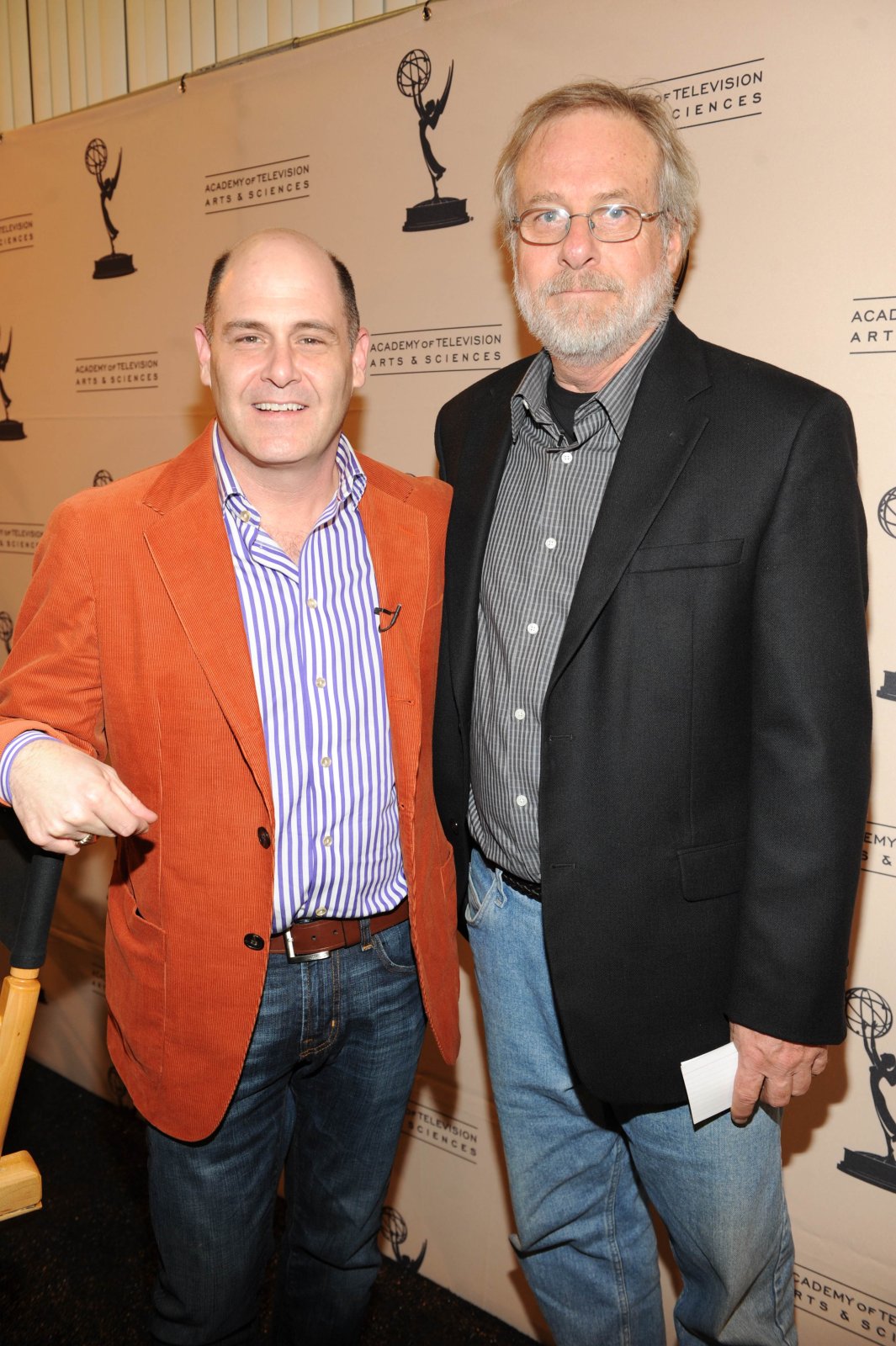 Bob Telford with Matthew Weiner