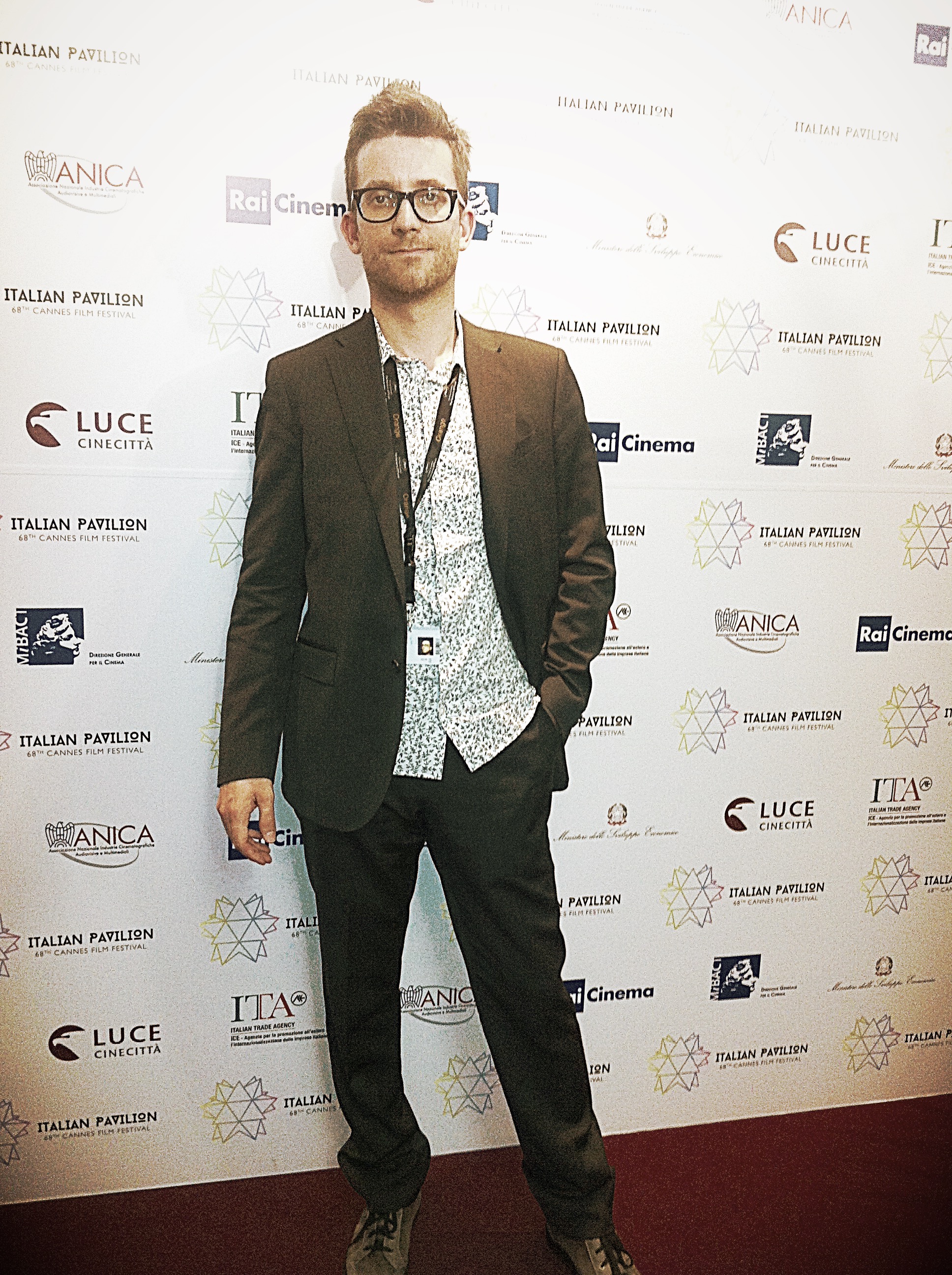 Daniele Carretta at Italian Pavilion, Cannes Film Festival 2015