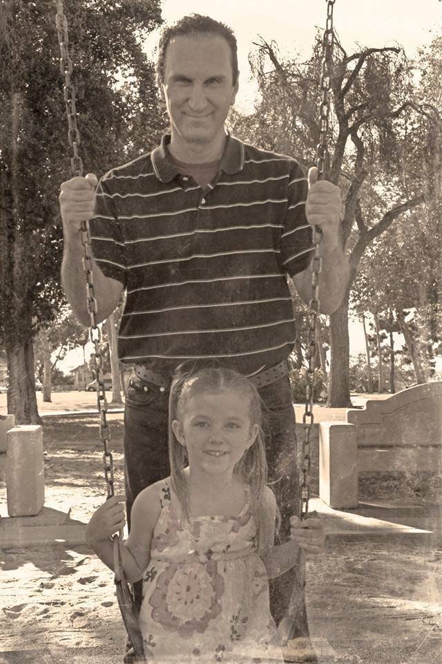 Freddy Krueger with his daughter Katherine.