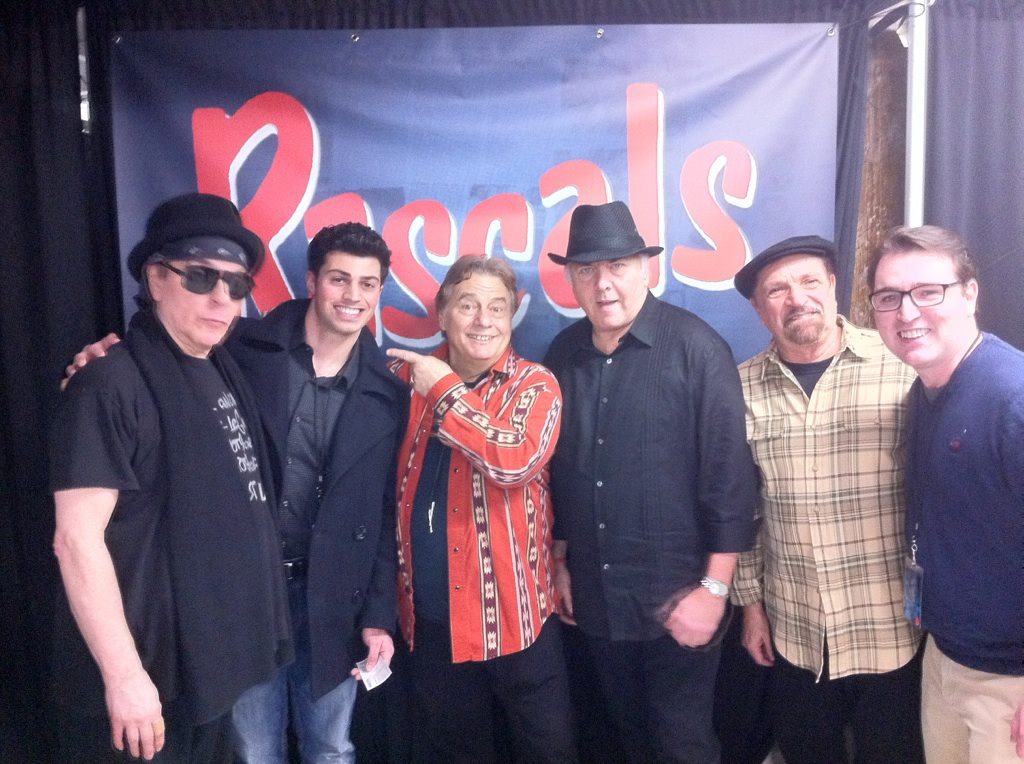 As a young Eddie Brigati with the original Rascals band. After party.