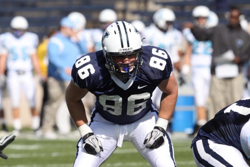 Playing Tight End at Yale University