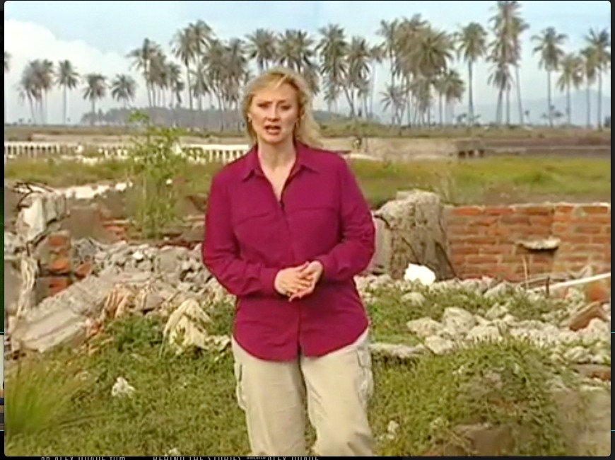 CNN Correspondent Alex Quade live shot from Bande Aceh, Indonesia. Alex returned to site of the devastating tsunami on the one year anniversary, for her special 